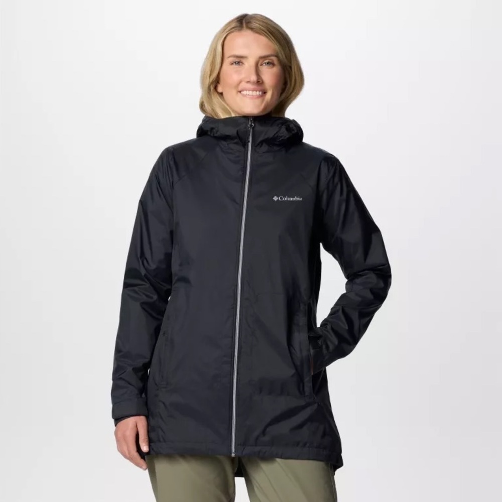 Brand New Columbia Black Switchback II Lined Long Jacket Women’s Size Small